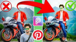 picsart cycle to ktm bike photo editing tutorial || How To change Fece in picture