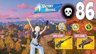 86 Elimination Solo Vs Squads "Zero Build" Gameplay Wins (Fortnite Chapter 6 Season 2 PC)