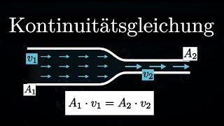 Kontinuitätsgleichung in Rohren - Erklärung, Herleitung, Beispiel, Volumensstrom (Strömungsmechanik)