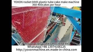 how to make hexgonal cake rocket 0445 plastic tube #machine