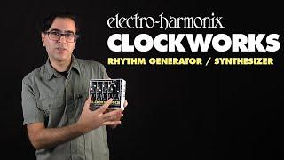 Electro-Harmonix Clockworks Rhythm Generator / Synthesizer (Pedal Demo)