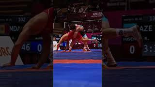 Alperen BERBER  stuns world champ Rafig HUSEYNOV  at 82kg