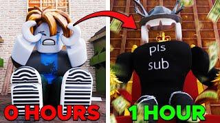 How Much Robux Can I Earn in 1 Hour? (PLS DONATE CHALLENGE)