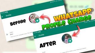 How to change profile picture on whatsapp | TECH WITH RUKA