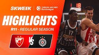 LA STARK ARENA EN EBULLITION  - Étoile Rouge Belgrade vs Partizan Belgrade - Résumé EuroLeague J11