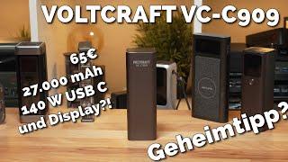 27.000 mAh und 140 W für 65€ ?! die VOLTCRAFT VC-C909 im Test