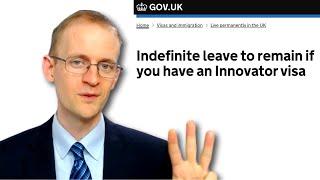 Applying for indefinite leave to remain on the innovator visa   3 TIPS!