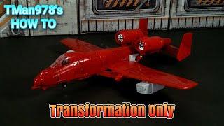 TMan978's HOW TO: Transform FT-54 Warthog Powerglide to Jet & Robot Mode