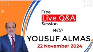 Free Live Career Counselling Q&A Session | Career and Subject selection with Yousuf Almas 22/11/2024