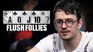 Losing with a FLUSH!  Top 5 mind-blowing Poker hands ️ PokerStars