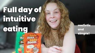 What I Eat In a Day as an Intuitive Eating Dietitian (ft. processed foods and plenty of carbs)