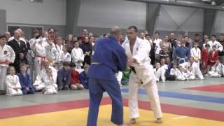 Mikhail Pulyaev and Kirill Voprosov on a holiday of judo of Judo Club "Kaskad" invites its friends