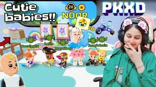 story babies care in PKXD , and new items ‼️