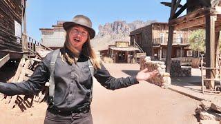 Goldfield Ghost Town In Apache Junction AZ- Superstition Railroad & Underground Mine / Mystery Shack