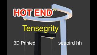 "Hot End" Tensegrity - 3D Printed