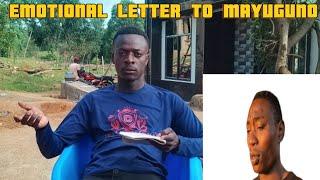 EMOTIONAL LETTER TO HEARTBROKEN  @iammayuguno5148  AS A FRIEND