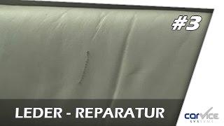 Leder und Vinylreparatur so geht´s !  Teil #3  Smart Repair  Leder , Kratzer