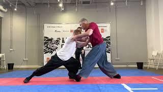 Tuishou masters battle , Tony Wukong vs Cheng Long (aka Taijidisciple). Real Taijiquan