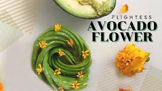 How to make an Avocado Flower~ Fancy Avocado Toast!