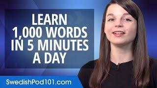 How to write 1,000 Swedish Words in a 5 Minutes a Day