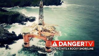 Oil Rig Hits a Rocky Shoreline | The Salvage Masters