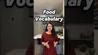 Food Vocabulary | #learnenglish #spokenenglish #vocabulary
