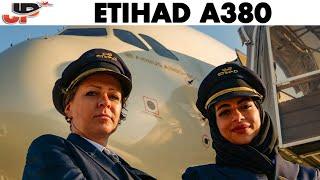 ETIHAD AIRWAYS Airbus A380 Pilots SOPHIE & SHAIMA