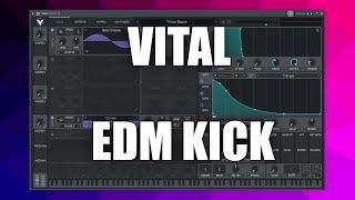 Sound Design: Punchy EDM Kick | Vital Tutorial (Deutsch/German)