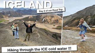 We're hiking in Landmannalaugar - things to do in Iceland