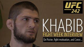 "The fire inside me is still burning" | Khabib Nurmagomedov UFC 242 fight week interview