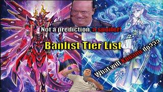 Yugioh BANLIST Prediction | August 2024