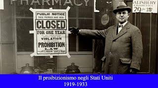 Il proibizionismo negli Stati Uniti - 1919-1933