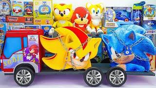 Sonic The Hedgehog Toys Mystery Truck Unboxing ASMR | Special Super Sonic Box Lock, Sonic Box Lock