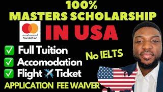 100% Tuition, monthly Stipend, Accommodation + Flight ticket. Masters Scholarship in USA