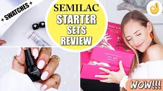 SEMILAC UV-Nagellack Starter Sets Review | Nails »Lalalunia«