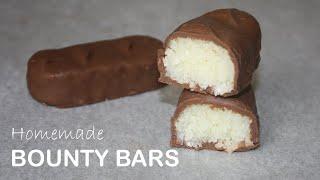 Bounty recipe| Homemade bounty  bars | Bounty bars with 3 ingredients | The cookbook