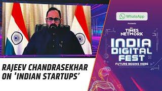 IT Minister Rajeev Chandrasekhar On Indian Startups & Tech Layoffs | India Digital Fest | IDF 2023