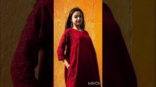 Beautiful Ajrakh handblock print cotton designer wear from Frills and Falls 