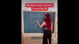 Multiply 5 Digit Numbers in 5 Seconds