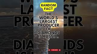 The Sparkling Legacy: The world's diamond powerhouse #randomfacts #shorts #subscribe