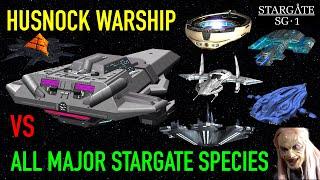 Request - Husnock Warship VS The Stargate UNIVERSE- Star Trek Starship Battles