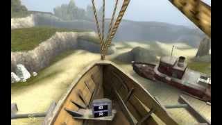 Gmod Airship in HL2 Gameplaying Coast maps with Gmodism ACF Zeppelin