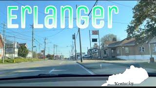 [4K] Erlanger, Kentucky  - City Tour & Drive Thru