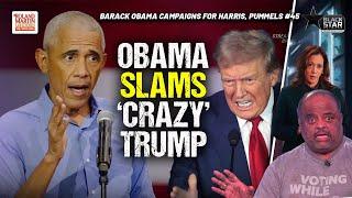 Barack Obama BLISTERS ‘Crazy’ Trump At First Campaign Rally For Kamala Harris | FULL SPEECH