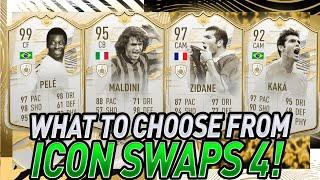 What To Choose From ICON SWAPS 4! *WATCH BEFORE COMPLETING* - FIFA 21