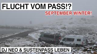 #991 Schnee droht! Müssen wir vom Pass runter? DJI NEO Drohne | Winter & Schnee im September