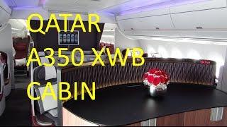 Qatar Airways A350 | Business & Economy class tour with crew rest area visit