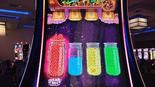 Willy Wonka:Dreamers of Dreams max bet($6)grab bag free spins bonus! Big win!