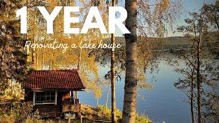 ONE YEAR | Renovating our Swedish cabin