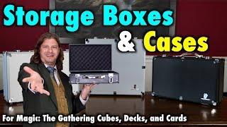 Storage Boxes and Cases for Magic: The Gathering Cubes, Decks, and Card Games by KaKaPoPo